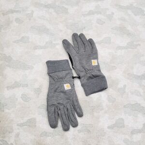 Carhartt Winter Gloves Mens Small Touch Sensitive Gray Wind Fighter Thermal